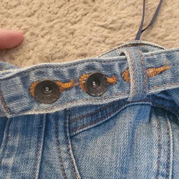 Guess Denim Bustier Crop Top - Picture 16 of 16